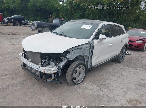 2LMPJ8LP9GBL47564 2016 LINCOLN MKX White Առջևի ձախ երեք քառորդ տեսարան