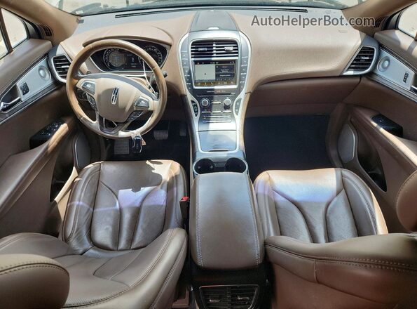 2LMPJ8LPXHBL40172 2017 LINCOLN MKX Золотой Вид панели приборов