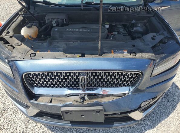 2LMPJ8LPXKBL41975 2019 LINCOLN NAUTILUS Blue Engine compartment view
