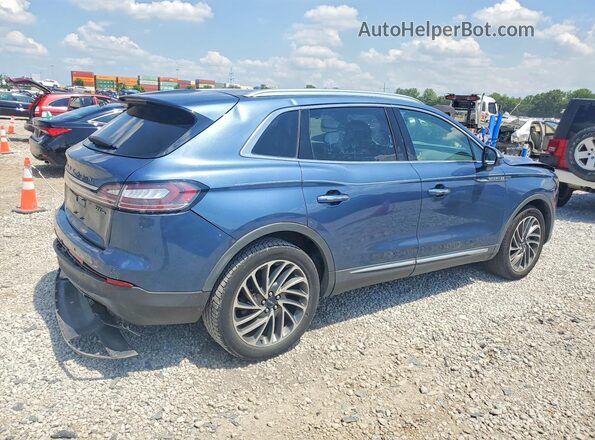 2LMPJ8LPXKBL41975 2019 LINCOLN NAUTILUS Blue Rear right