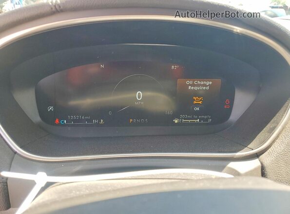 2LMPJ8LPXKBL41975 2019 LINCOLN NAUTILUS Blue Instrument cluster view