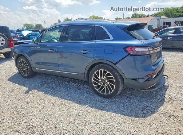 2LMPJ8LPXKBL41975 2019 LINCOLN NAUTILUS Blue Rear left