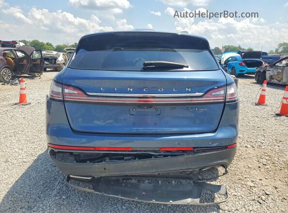 2LMPJ8LPXKBL41975 2019 LINCOLN NAUTILUS Blue Rear view