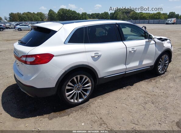 2LMPJ8LR0GBL53660 2016 LINCOLN MKX Белый Задняя правая четверть