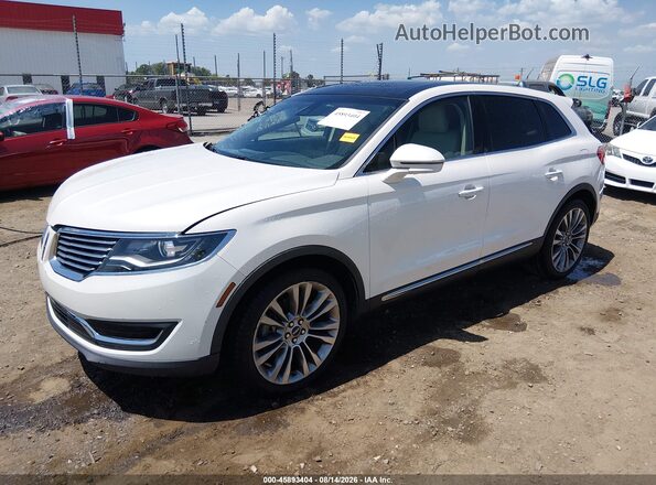 2LMPJ8LR0GBL53660 2016 LINCOLN MKX Белый Передняя левая четверть