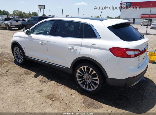 2LMPJ8LR0GBL53660 2016 LINCOLN MKX Белый Задняя левая четверть