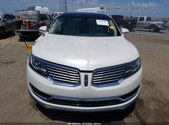 2LMPJ8LR0GBL53660 2016 LINCOLN MKX Белый Вид щитка приборов