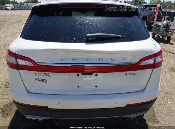 2LMPJ8LR0GBL53660 2016 LINCOLN MKX Белый 