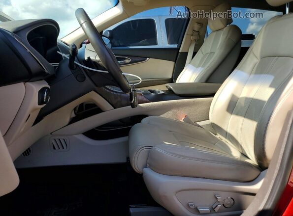2LMPJ8LR1GBL84190 2016 LINCOLN MKX Red Вид салону спереду