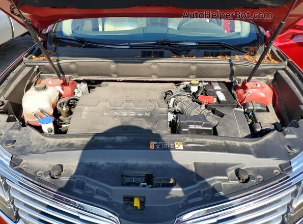 2LMPJ8LR1GBL84190 2016 LINCOLN MKX Red Вид підкапотного простору
