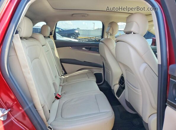 2LMPJ8LR1GBL84190 2016 LINCOLN MKX Red Вид задньої частини салону