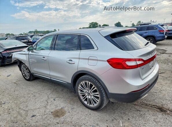 2LMPJ8LR3JBL23639 2018 LINCOLN MKX Silver უკანა მარცხენა