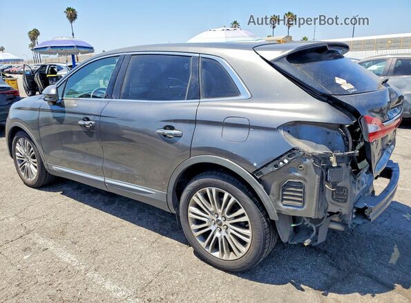2LMPJ8LR3JBL29246 2018 LINCOLN MKX Charcoal Задня ліва чверть