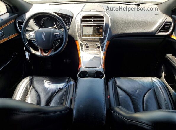 2LMPJ8LR3JBL29246 2018 LINCOLN MKX Charcoal Вид панелі приладів
