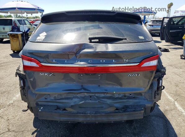 2LMPJ8LR3JBL29246 2018 LINCOLN MKX Charcoal Вид ззаду