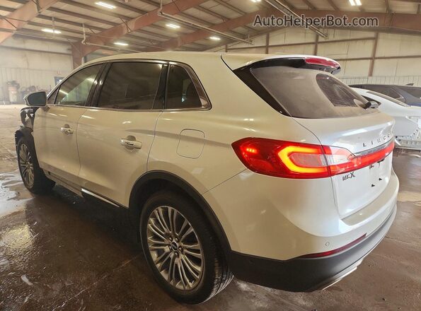2LMPJ8LR4JBL10981 2018 LINCOLN MKX White უკანა მარცხენა