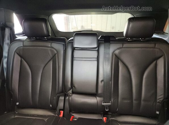 2LMPJ8LR4JBL10981 2018 LINCOLN MKX White უკანა სავარძლების ხედი