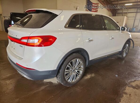 2LMPJ8LR4JBL10981 2018 LINCOLN MKX White უკანა მარჯვენა
