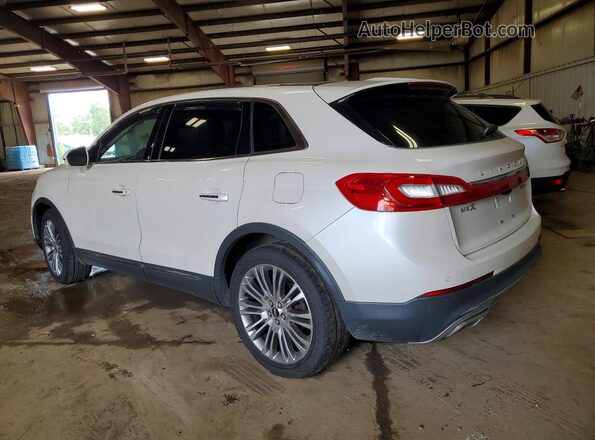 2LMPJ8LR6JBL47773 2018 LINCOLN MKX White უკანა მარცხენა