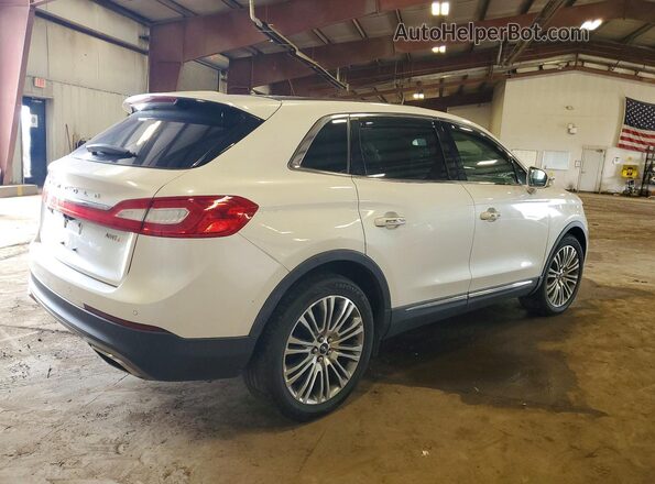 2LMPJ8LR6JBL47773 2018 LINCOLN MKX White უკანა მარჯვენა