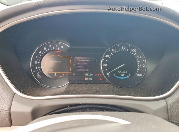 2LMPJ8LR6JBL47773 2018 LINCOLN MKX White ხელსაწყოთა პანელის ხედი