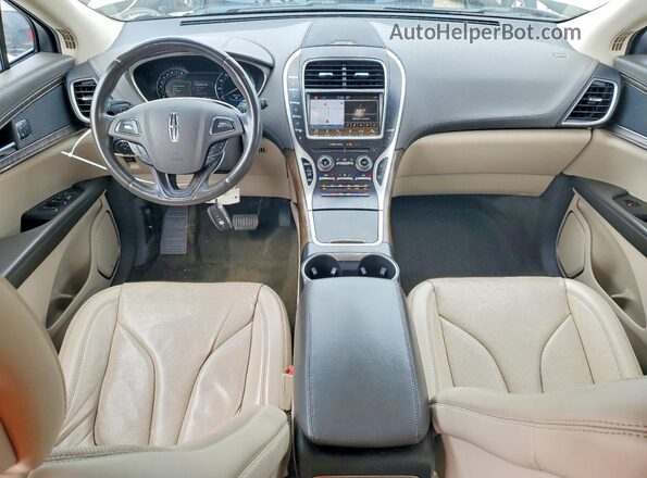 2LMPJ8LR6JBL47773 2018 LINCOLN MKX White წინა პანელის ხედი