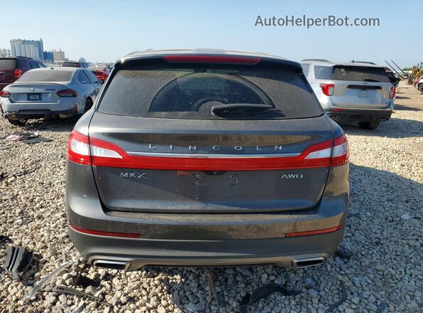 2LMPJ8LR7HBL31432 2017 LINCOLN MKX Gray Հետևի տեսք