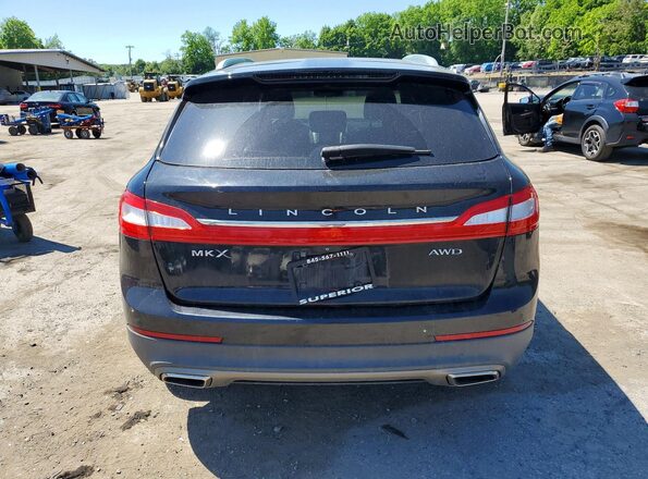 2LMPJ8LR7HBL33780 2017 LINCOLN MKX Black Rear view