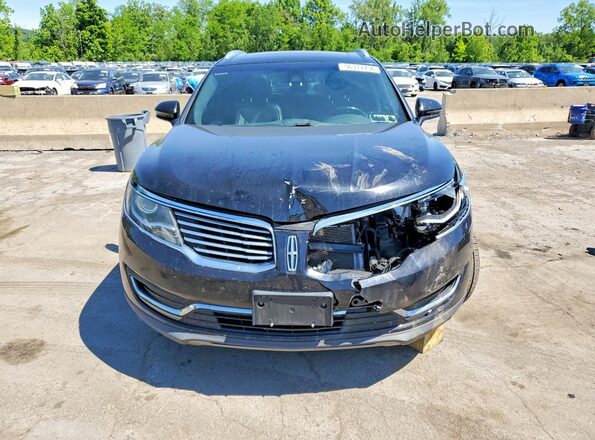 2LMPJ8LR7HBL33780 2017 LINCOLN MKX Black Front view