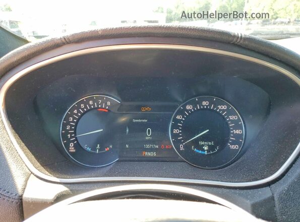2LMPJ8LR7HBL33780 2017 LINCOLN MKX Black Instrument cluster view