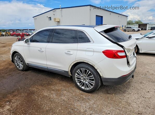 2LMPJ8LR7HBL52992 2017 LINCOLN MKX White Trasero izquierdo