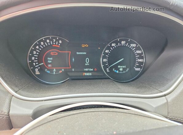 2LMPJ8LR7HBL52992 2017 LINCOLN MKX White Vista del cuadro de instrumentos