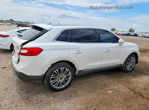2LMPJ8LR7HBL52992 2017 LINCOLN MKX White Trasero derecho