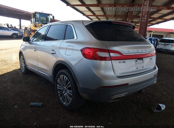 2LMPJ8LR8JBL17979 2018 LINCOLN MKX Silver უკანა მარცხენა