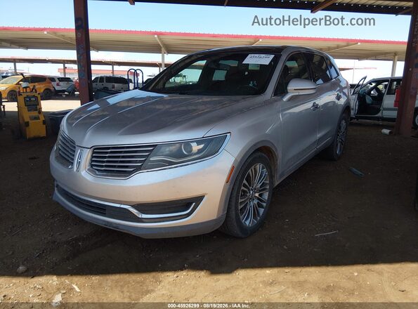 2LMPJ8LR8JBL17979 2018 LINCOLN MKX Silver წინა მარცხენა ხედი სამი მეოთხედიდან