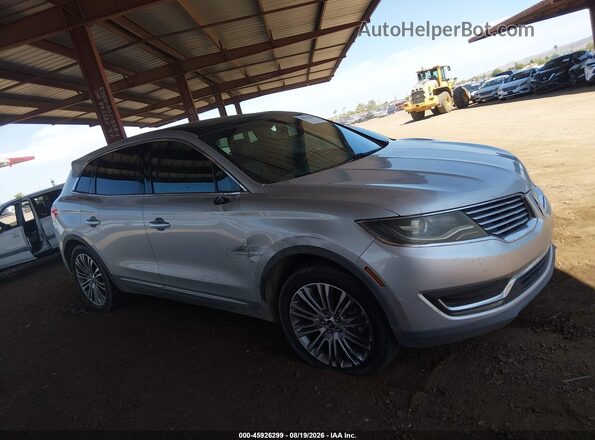 2LMPJ8LR8JBL17979 2018 LINCOLN MKX Silver წინა ხედი