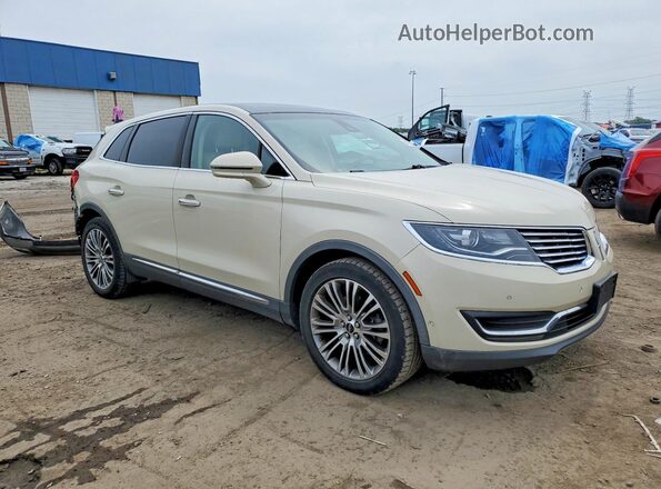 2LMPJ8LR9GBL33746 2016 LINCOLN MKX Beige Delantero derecho