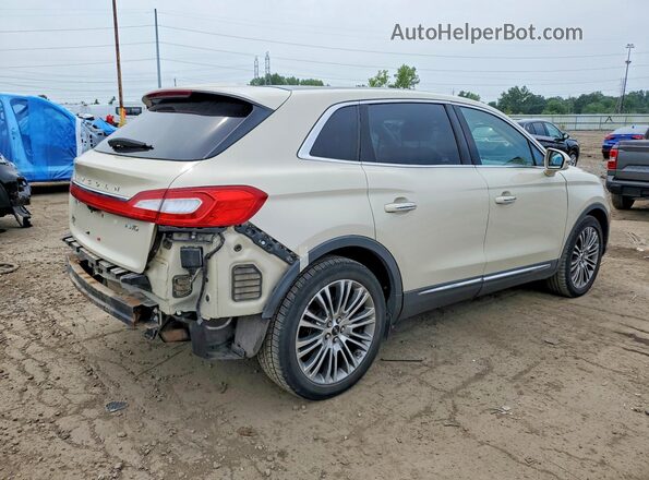 2LMPJ8LR9GBL33746 2016 LINCOLN MKX Beige Trasero derecho