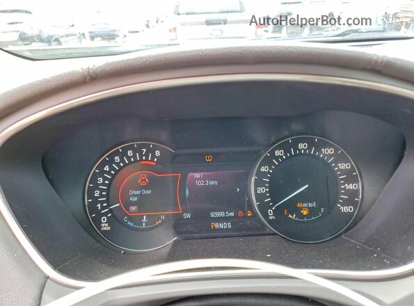 2LMPJ8LR9GBL33746 2016 LINCOLN MKX Beige Vista del cuadro de instrumentos