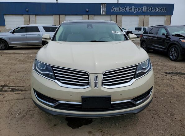 2LMPJ8LR9GBL33746 2016 LINCOLN MKX Beige Vista frontal