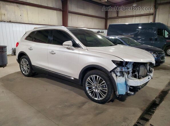 2LMPJ8LR9JBL35035 2018 LINCOLN MKX White Front right