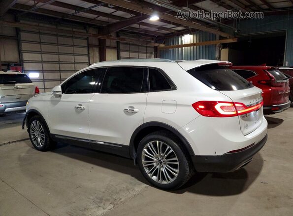 2LMPJ8LR9JBL35035 2018 LINCOLN MKX White Rear left
