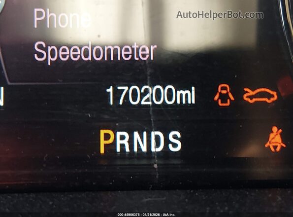 2LMPJ8LRXHBL30582 2017 LINCOLN MKX Red ხელსაწყოთა პანელის ხედი