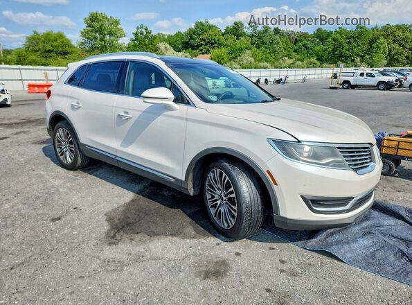2LMPJ8LRXHBL51996 2017 LINCOLN MKX White Przód prawy