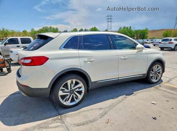 2LMPJ9JP0GBL52077 2016 LINCOLN MKX White Tył prawy