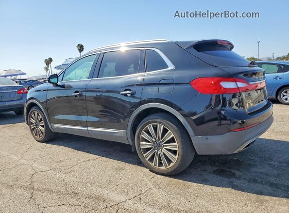 2LMPJ9JP1GBL74931 2016 LINCOLN MKX Черный Задняя левая четверть