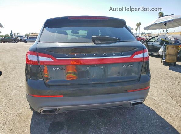 2LMPJ9JP1GBL74931 2016 LINCOLN MKX Черный Вид сзади
