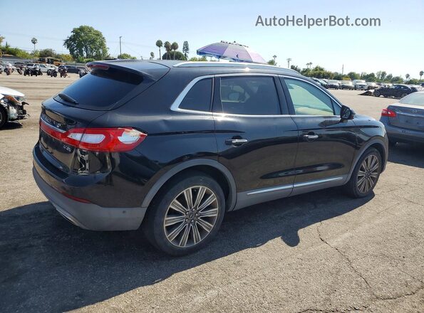 2LMPJ9JP1GBL74931 2016 LINCOLN MKX Черный Задняя правая четверть