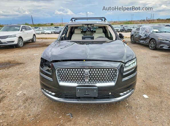 2LMPJ9JP6MBL01162 2021 LINCOLN NAUTILUS Black წინა ხედი