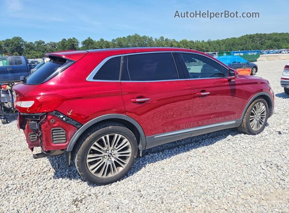 2LMTJ6LP3GBL30276 2016 LINCOLN MKX Red უკანა მარჯვენა